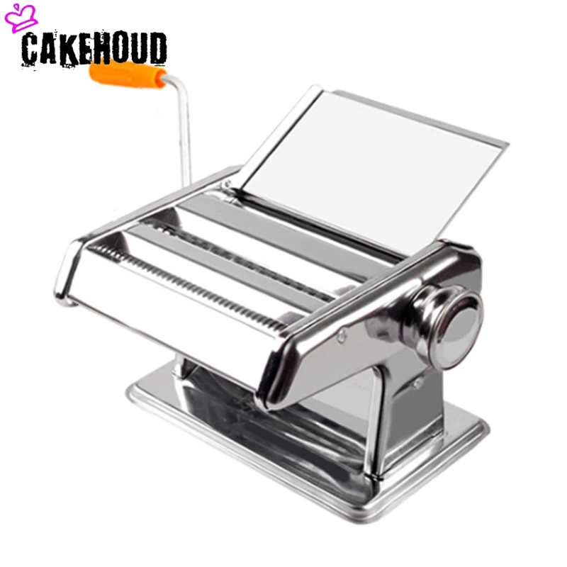  CAKEHOUD Pasta Machine Home Pasta Pressing Machine Stainless Steel Manual Noodle Machine Kitchen To - 4000222005063