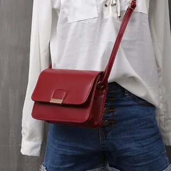 

Shoulder Bags for Women 2020 Luxury Handbags Women Bags Designer PU Leather Crossbody Bags Fashion Small Simple Solid Female Bag