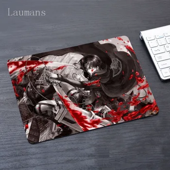 

Non-Slip Durable Rectangle Mouse Pad Top Japanese Anime Attack On Titan Gaming Gamer Comfort Mousepad for Optical Laser