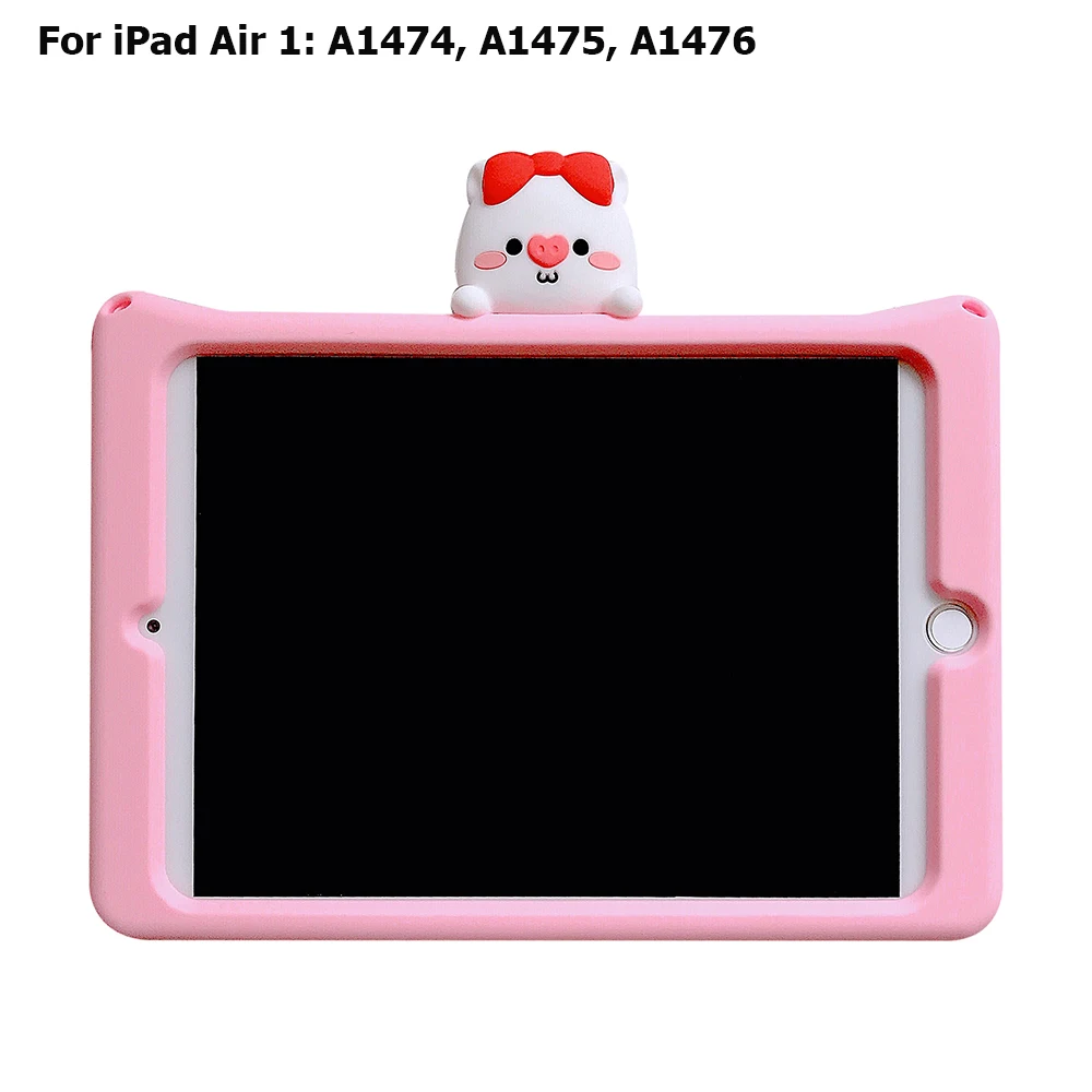 Чехол для iPad Mini 1 2 3 4 5 Силиконовый Мягкий моющийся противоударный чехол-подставка для планшета с рисунком для iPad 9,7 10,2 дюймов - Цвет: For iPad Air 1