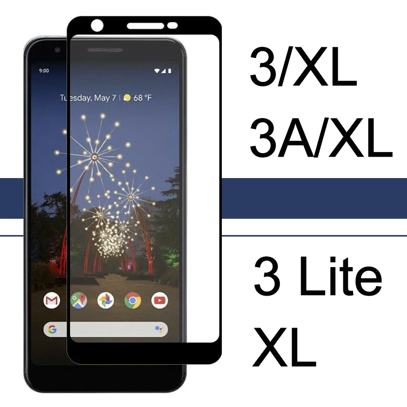 

3A XL Protective Glass For Google Pixel 3 Lite XL Screen Protector On pixel3 3 A X L A3 3XL Full Cover armor Tempered Glas Film