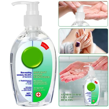 

New 200ml No-Rinse Wash Hand Gel Portable Cleaning Hand Soap for Home Travel Office QP2