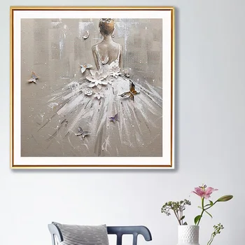 

Full Square/Round Drill Diamond Embroidery 5D DIY Diamond Painting "Ballet girl"Cross Stitch Mosaic Picture of Rhinestones Decor