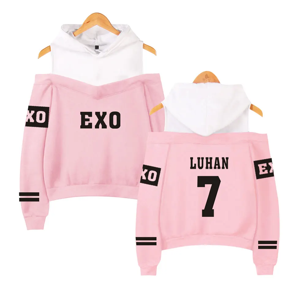 

New EXO KPOP Women Hoodies and sweatshirt fashion male Drop shopping hoodies kpop clothes girls korean sweat top