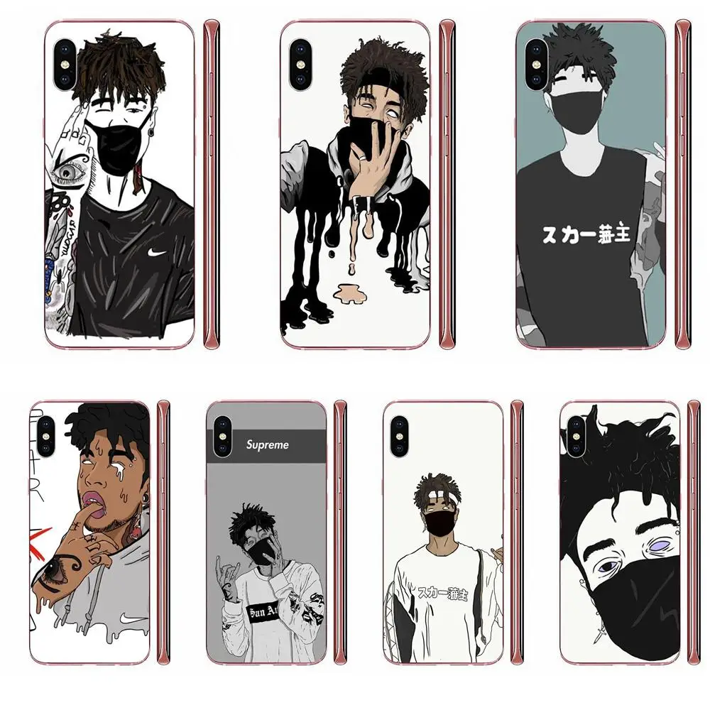 Рэппер в стиле хип-хоп Scarlxrd Swag узор для Motorola G G2 G3 G4 G5 G6 G7 Plus Xiaomi Redmi Note 8 8A 8T 10 K30 5G Pro |