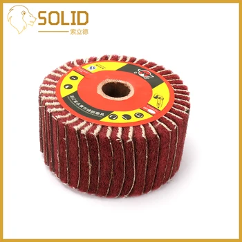 

Abrasive Grinding Flap Wheel Fiber Flap Discs Bore 20mm for Angle Grinder Polishing Tools Diameter 100/125/150/200/250/300mm Red