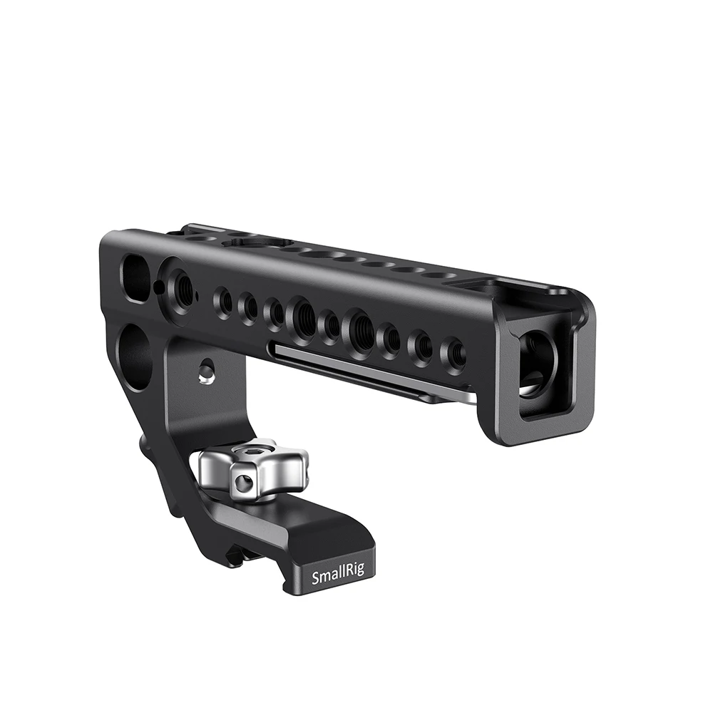 SmallRig DSLR Camera Top Handle Grip Quick Release NATO Top Handle for Sony for Nikon for Canon Feature w/ Cold Shoe Mount 2439