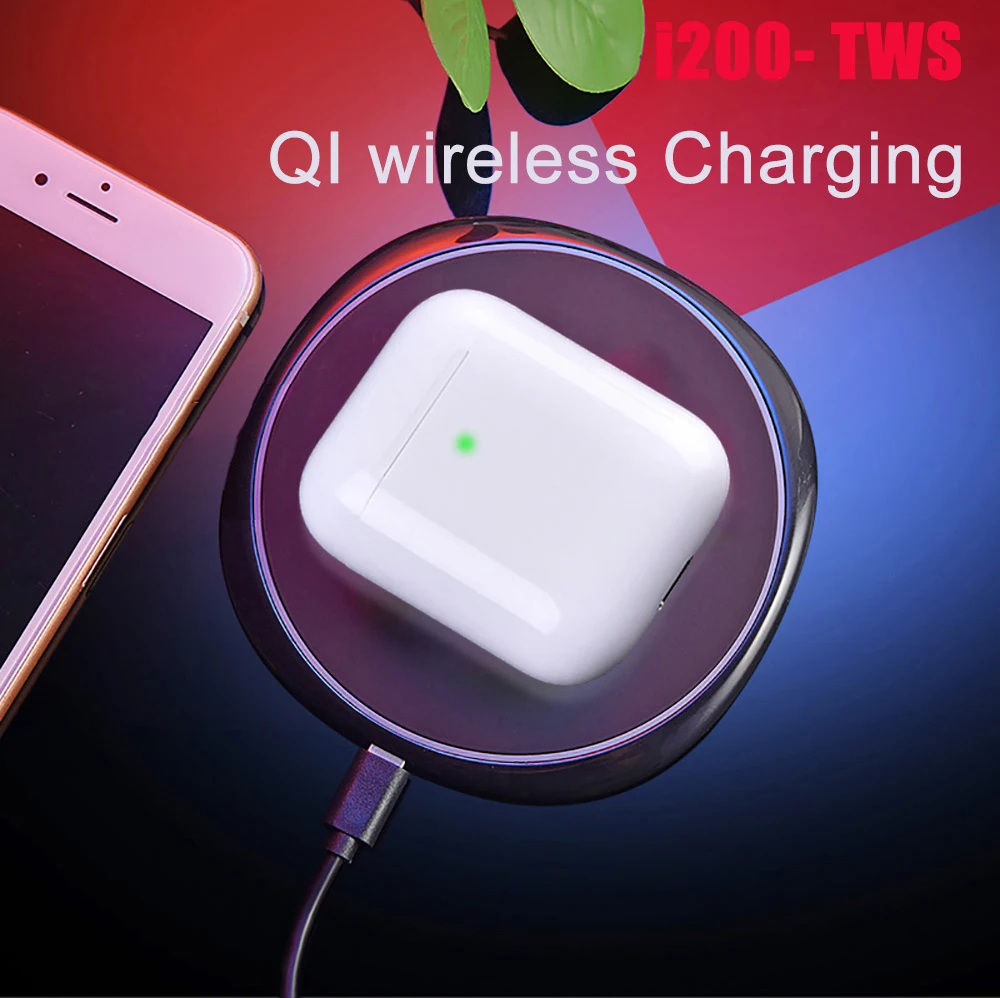 I200 tws 1:1 Pop up Window Aire 2 беспроводные Bluetooth наушники QI Беспроводная зарядка поддержка PK i100 i80 i60 i30 tws