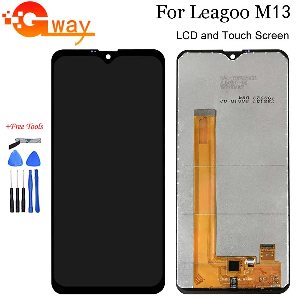 

Top Quality For 6.1" Leagoo M13 LCD Display And Touch Screen Digitizer Phone Replacement For 600*1280 pixels Leagoo M13 + Tools