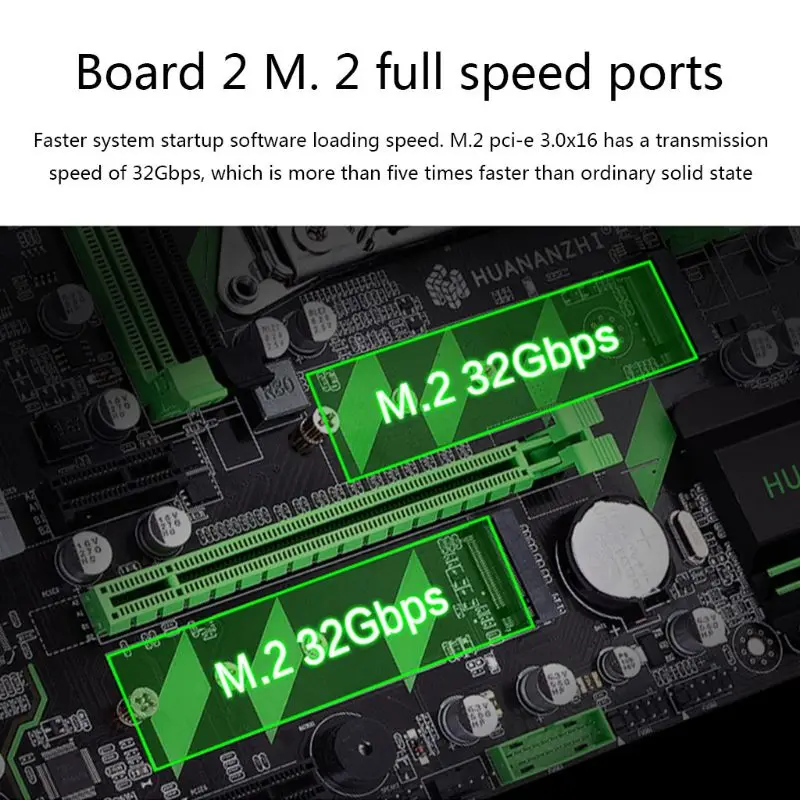Huananzhi X79 ZD3 модуль материнской платы LGA2011 ATX SATA3 USB3.0 Dual PCI E 16X NVME M.2 SSD Поддержка REG ECC ram
