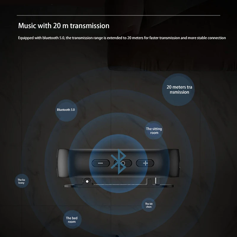 Аудио адаптер BA02 Bluetooth 5,0 длительность ожидания до 200 ч 3,5 мм Музыкальный bluetooth-аудиоприемник для наушников bluetooth-адаптер
