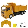 RC Truck RC Excavator 2.4G Radio Controlled Car Caterpillar Tractor Model Engineering Car Digging Soil Sound Toys For Boys 1