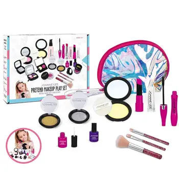 

Safe & Non-Toxic Pretend Makeup Kit Toys Kids Cosmetic First Make Up Pretend Toy Set For Little Princess Play Dress Up