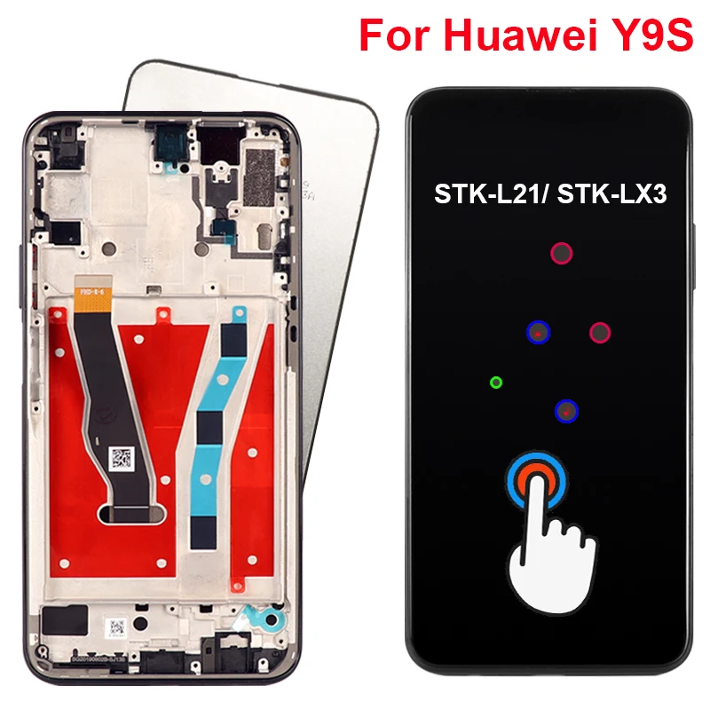 ЖК сенсорный экран для Huawei Y9S дисплей Mult дигитайзер Замена Y 9S STK L21/ LX3|Экраны