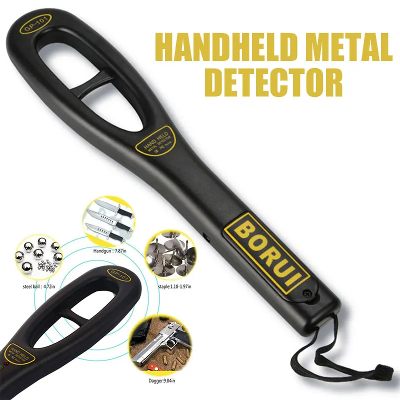 Localizador de Metal, vibración acústica-óptica, escuela, alarma profesional de alta sensibilidad, Detector de metales