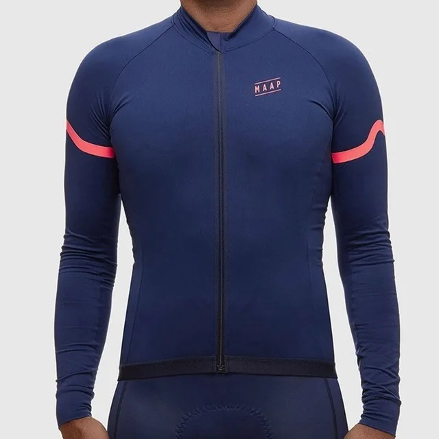 MAAP camisa de ciclismo M flag base LS велосипедная футболка с длинным рукавом, весна, MTB велосипедная рубашка, Мужская гоночная футболка met lange mouwen - Цвет: 4