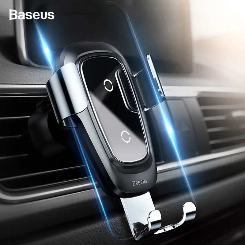 Prix Chargeur de voiture sans fil Baseus Qi pour iPhone 11 Pro Xs Max X 10w support de charge sans fil de voiture rapide pour Xiao mi 9 Samsung S10 S9