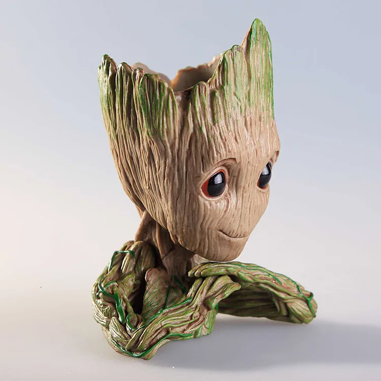 Guardians of the Galaxy Groot модель креативные держатели для ручки цветочный горшок офисный Органайзер милый держатель для ручек настольные аксессуары детский подарок