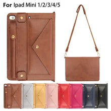 Многофункциональная Наплечная Сумка для iPad Mini 5 Чехол-кошелек кожаный чехол для планшета для iPad Mini 1 2 3 4 5 кошелек-конверт EEMIA