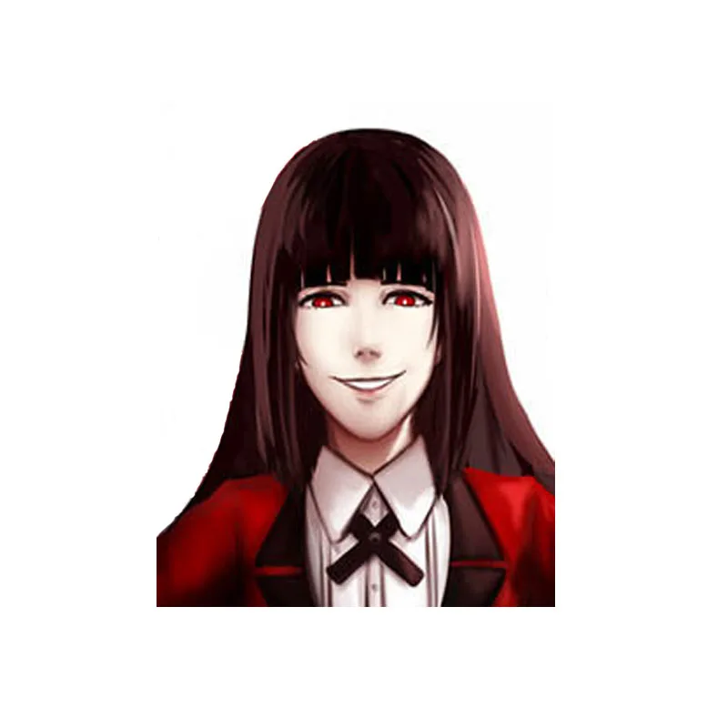 only wig Горячая Распродажа; крутые костюмы для косплея; аниме Kakegurui Yumeko Jabami; японская школьная форма для девочек; полный комплект; вечерние костюмы на Хэллоуин; парик для косплея; 7 шт - Цвет: only wig