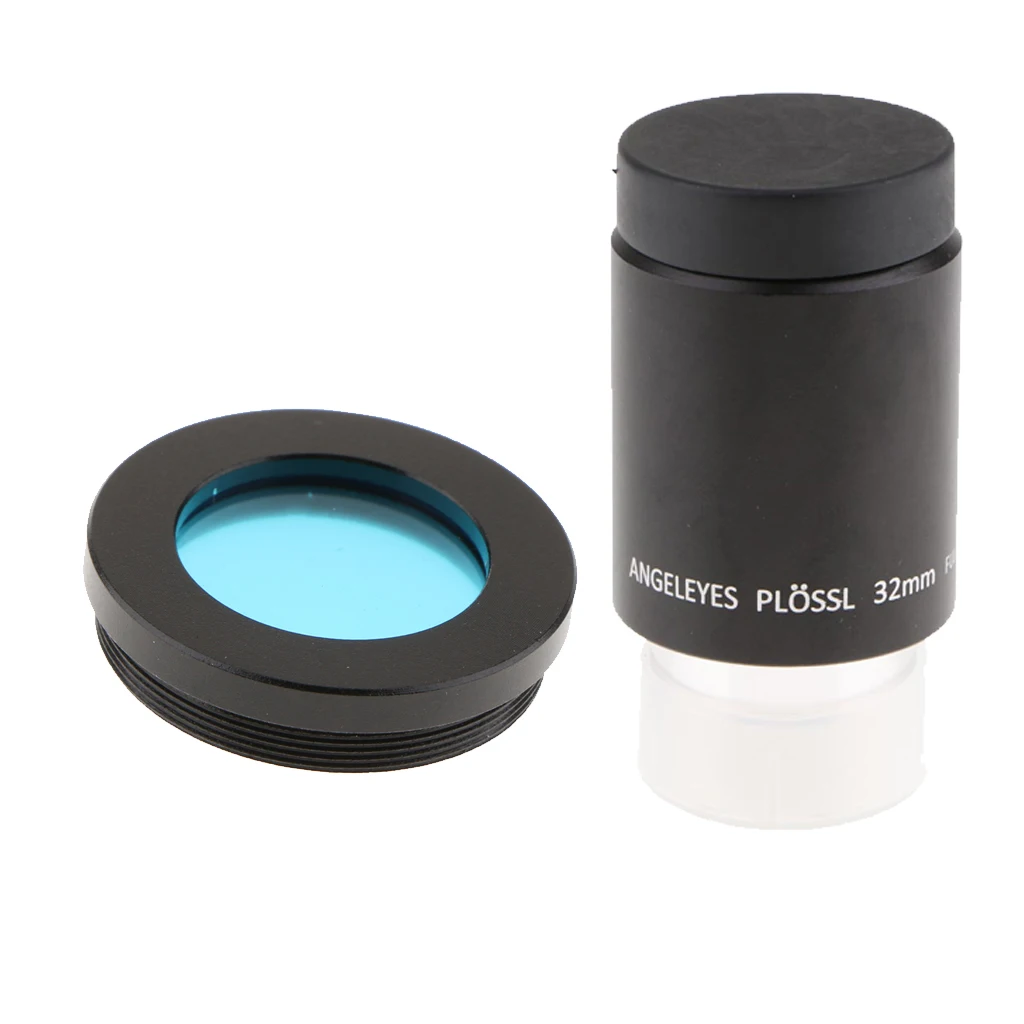 Plossl 1.25inch 32Millimeter Eyepiece Set with Color Filter Blue Universal