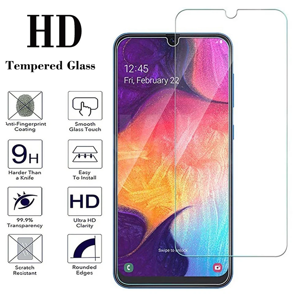 100Pcs/Lot Screen Protective Glass For Samsung Galaxy A11 A21 A31 A41 A51 A71 A81 A91 M11 M21 M31 M51 Protector Tempered Glass
