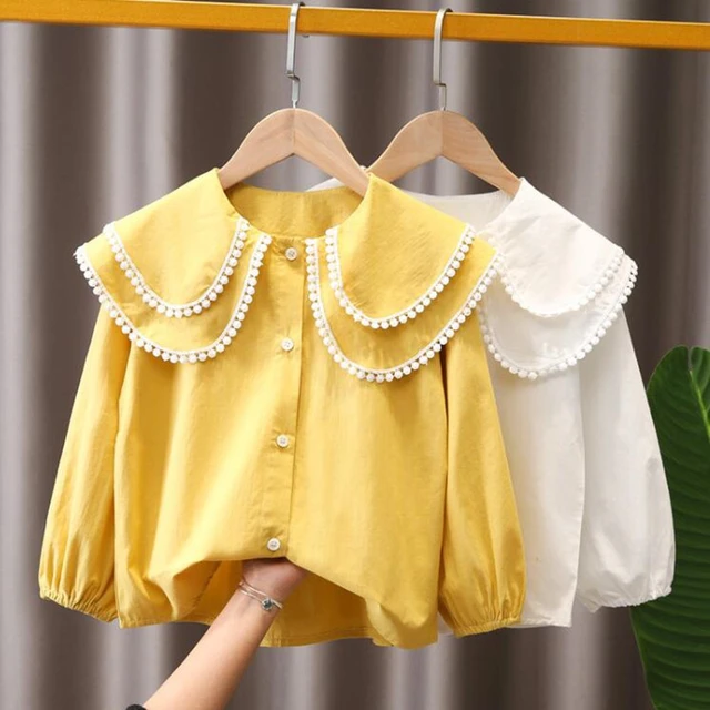 Children Clothing Teens Girls Blouse  Blouse Girls 12 Years School -  Shirts Girls - Aliexpress