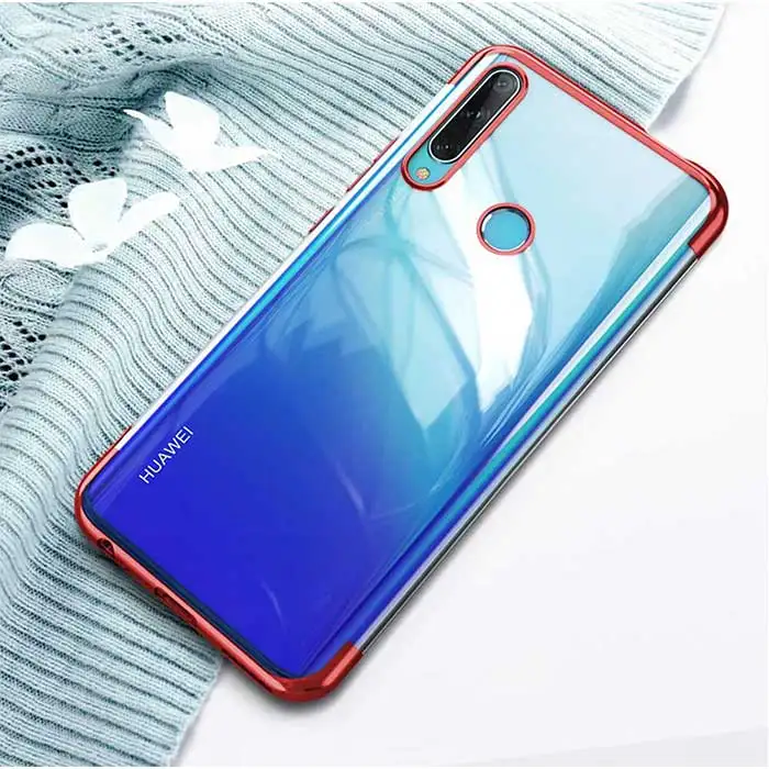 Красный Чехол для телефона для Honor 9X чехол противоударный 3D лазерный задний прозрачный защитный силиконовый чехол для huawei Honor 9X Premium Honor 9X STK-LX1 чехол - Цвет: Красный