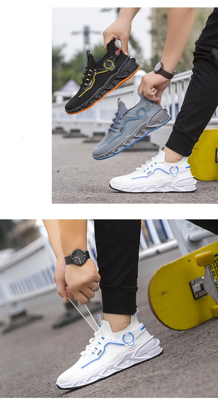 Men Shoes Casual Breathable Sneakers Fitness Running Shoes Trainers Mesh Athletic Shoe Sport Walking Shoe Zapatillas De Deporte