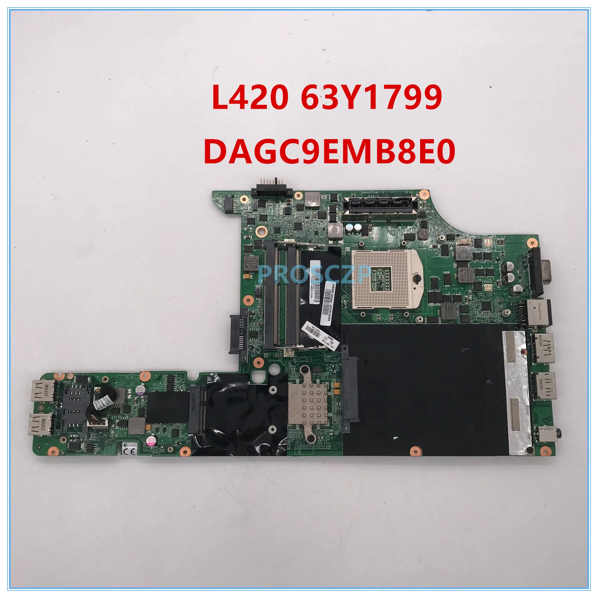 Высококачественная материнская плата для ноутбука Thinkpad L420 63Y1799 DAGC9EMB8E0 совместимость
