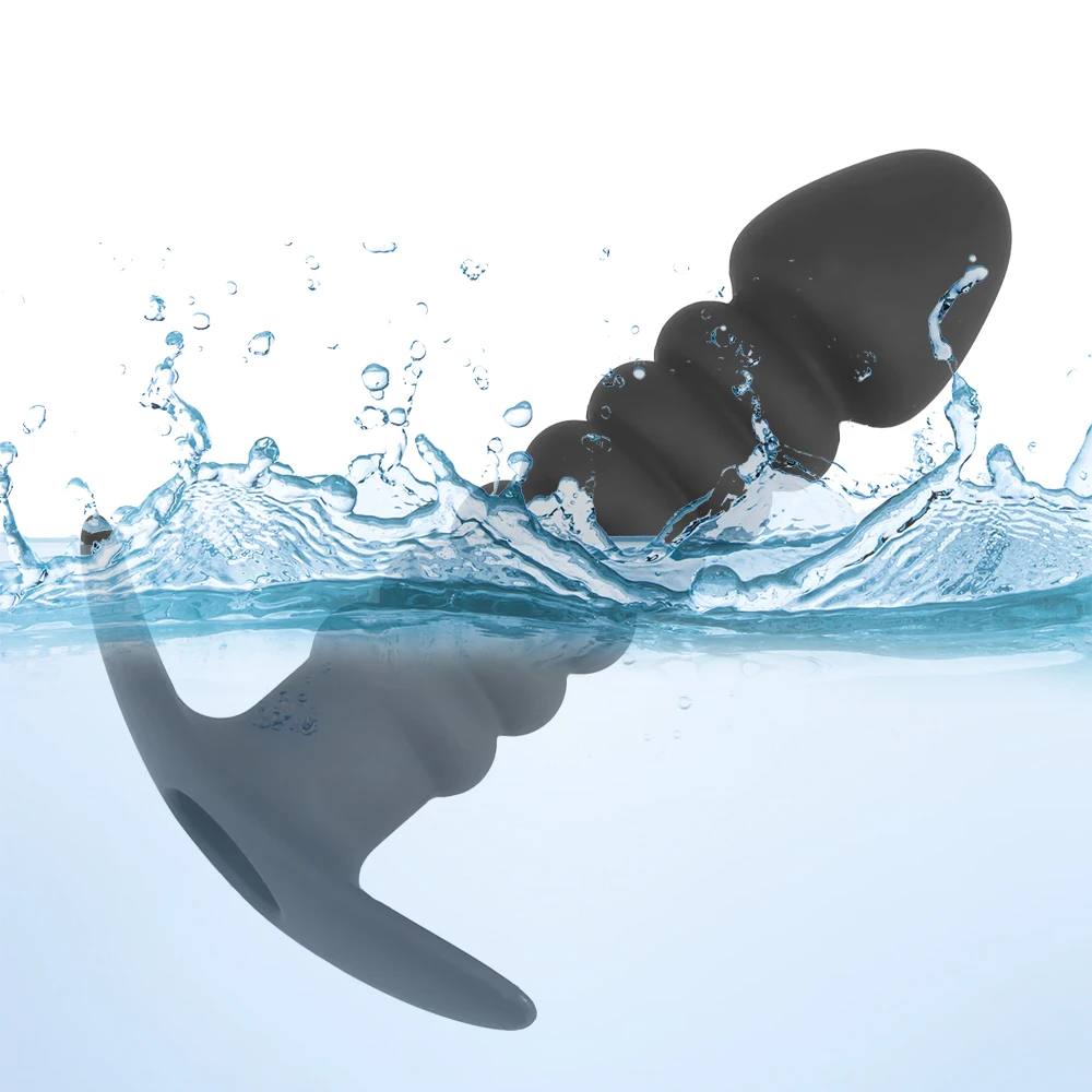 Plug anal vibrant en silicone pour stimulation clitoridienne_voghion.com
