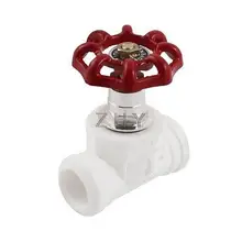 Сантехнический 19 мм x 19 мм двойной способ красной ручкой PPR задвижки