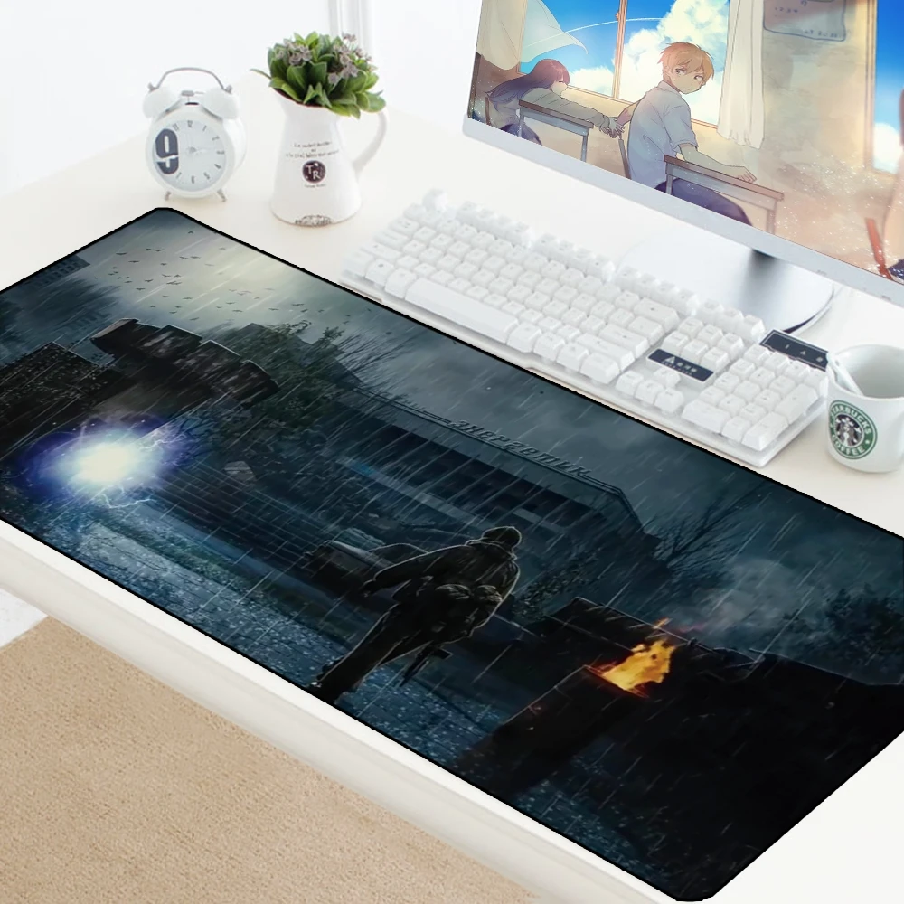 Коврик для мыши Stalker игровые коврики 700x300 мм оверлок край ПК компьютерный игровой коврик для мыши геймер коврик Мышь Клавиатура большой XL резиновая накладка на стол