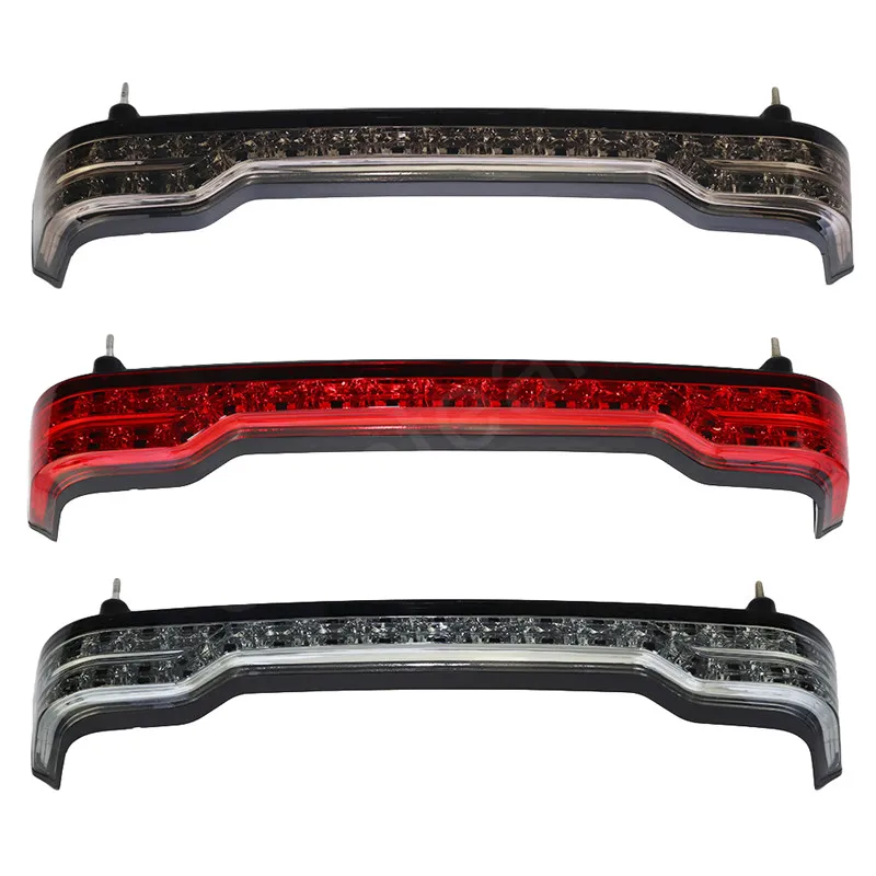 

Motorcycle Smoke Red Wrap Tour Pack LED Tail Brake Running Light For Harley Touring Trunk King 2014-2017 Electra Glide 2014-2018