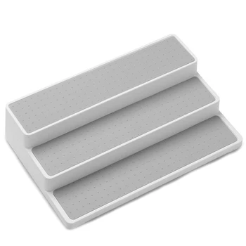 

Non-Slip Three-Layer Spice Rack Three-Layer Shelf Seasoning Rack Pp Storage And Spice Rack Household Items Kitchen Storage Rac