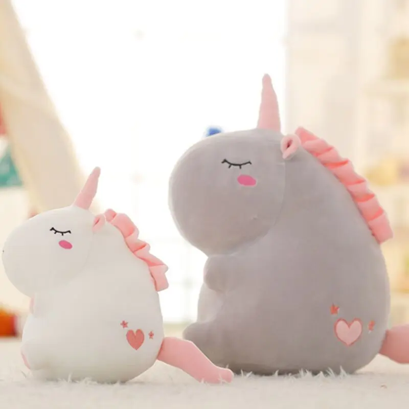 

New Style Chubby Unicorn Toy Pillow Multi-color-like Plush Toys Cute Pet Cartoon Plush