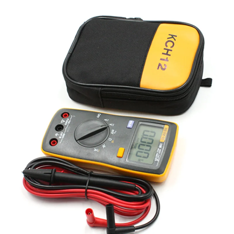Fluke 101 AC/DC конденсатор тока напряжения Ом автоматический/ручной цифровой многофункциональный мультиметр+ Удобная мягкая сумка