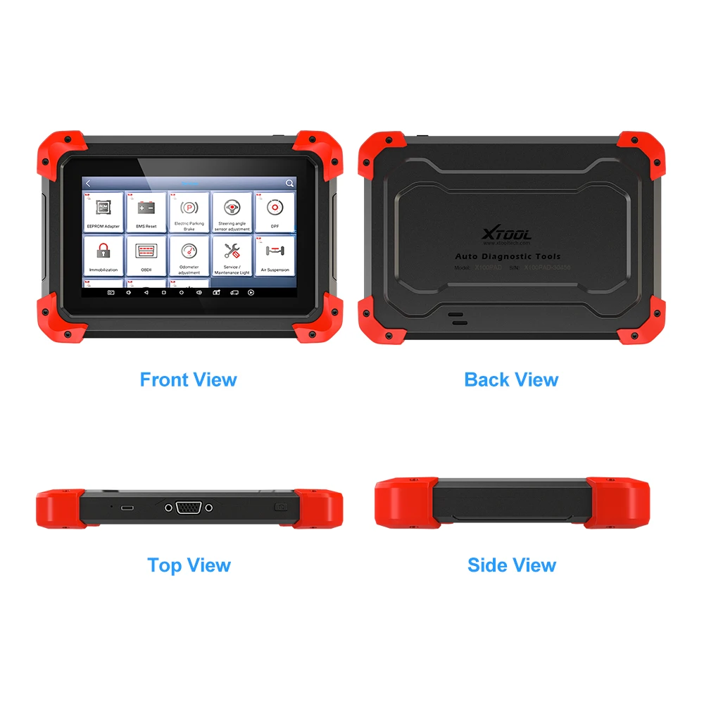 X100 PAD Профессиональный ключевой программатор OBD2 диагностический сканер автомобильный код читатель многоязычный с EEPORM обновление онлайн