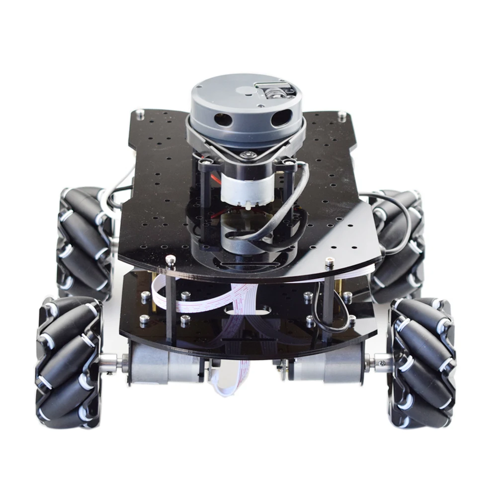 ROS SLAM Robot Mecanum шасси автомобиля с Lidar Raspberry Pi навигация DC 12V двигатель DIY Arduino