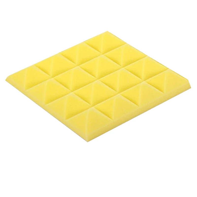 AAAE Top-25X25X5Cm Звукоизоляционная губка акустическая пенная панель Звукопоглощающая