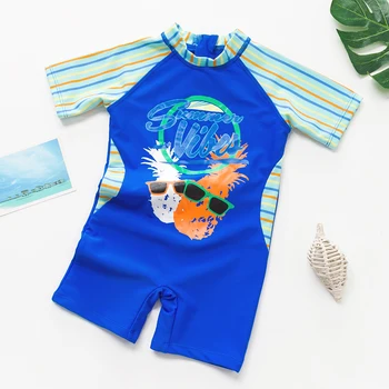 

Surfing Suits Boys 2019 Little Boys' One-Piece Beach Board Rash Guard Swimsuit Kids Boys Sports Bathing Suits