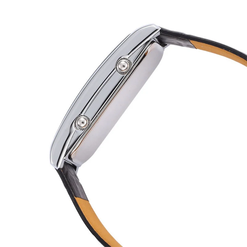 Мужские классические часы montres homme модные деловые с двойным механизмом и большим