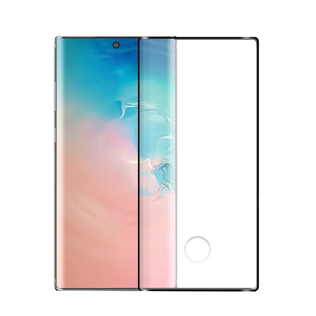 Полная защита из закаленного стекла для samsung Galaxy Note10/10+ 6,3 дюймов прозрачный упрочненный защитный экран Защита# G1