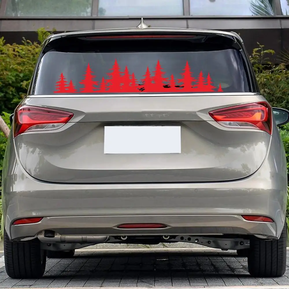 5 цветов новейшая сосна лес автомобиль на заказ виниловая наклейка оконная