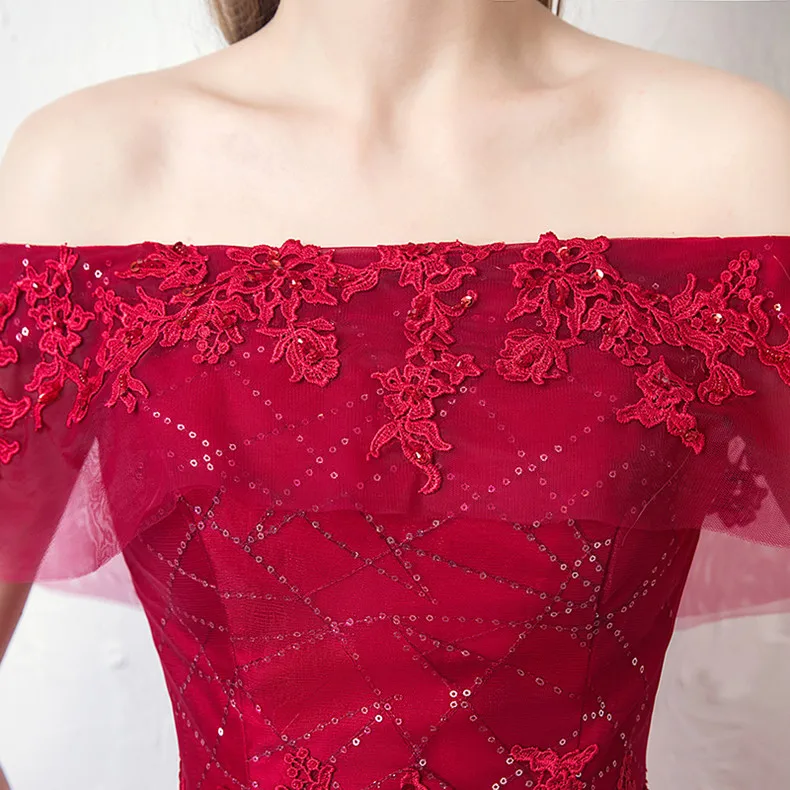 Robe de soiree новое поступление выпускные длинные элегантные вечерние платья кружевные с открытыми плечами банкетные платья vestido de festa вечерние платья