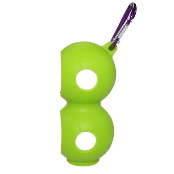 

Protective Storage Portable Waist Holder Soft Silicone Accessory Gift 8-shape Dustproof With Carabiner Golf Double Ball Cover