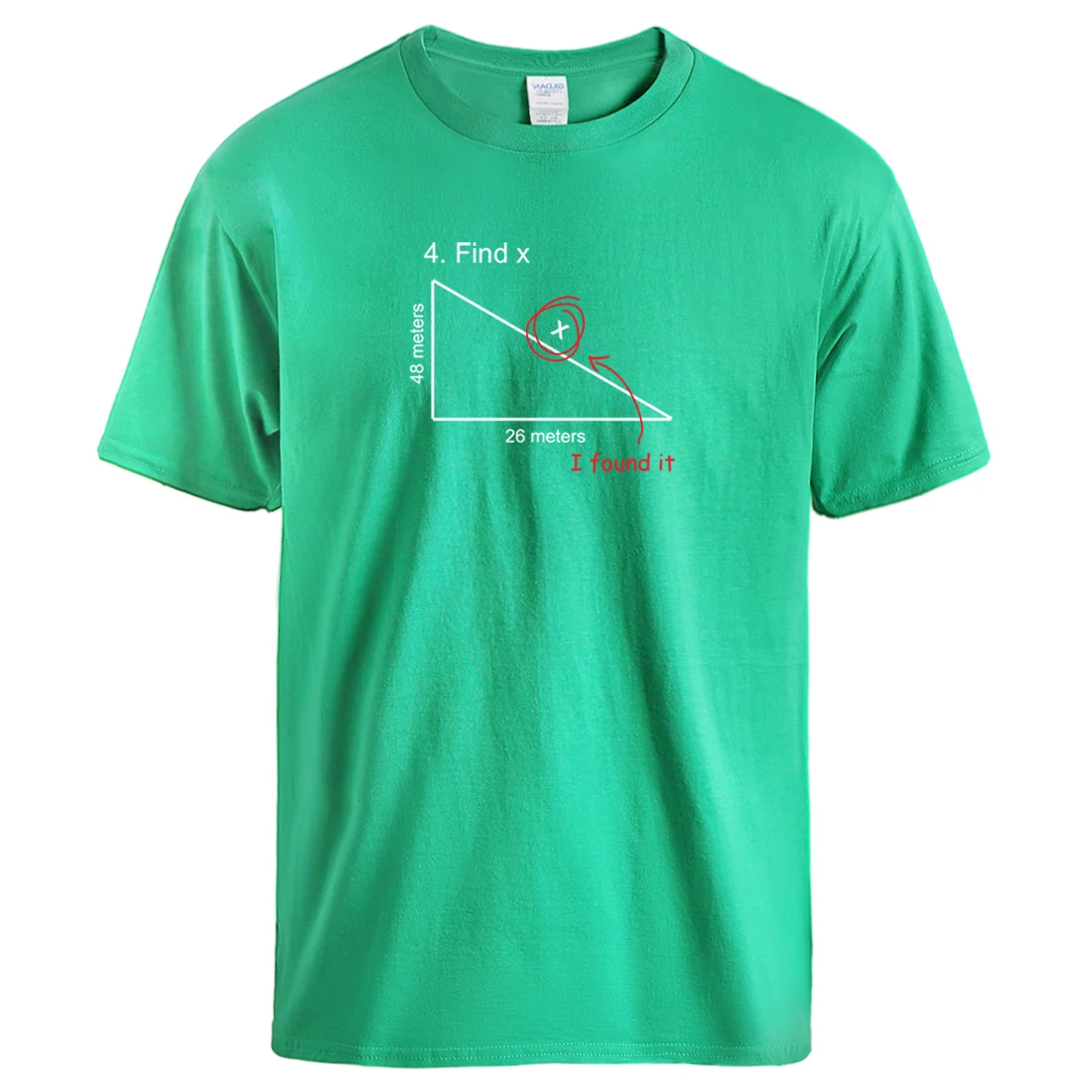 

Mans I found It Simple Mathematics Print Tee Shirts 2020 Summer Fashion Clothes Short Sleeve Retro T Shirt Leisure Cotton Tops