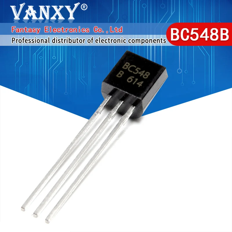 by 100ma Tech Express 50Pcs BC548 BC548B PNP TO-92 Transistor 30V 