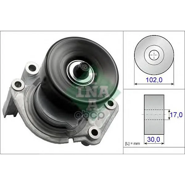 Ролик Приводного Ремня Toyota Land Cruiser 100 4.7 98. Lexus Gs 400/430 97 Ina арт. 534035010