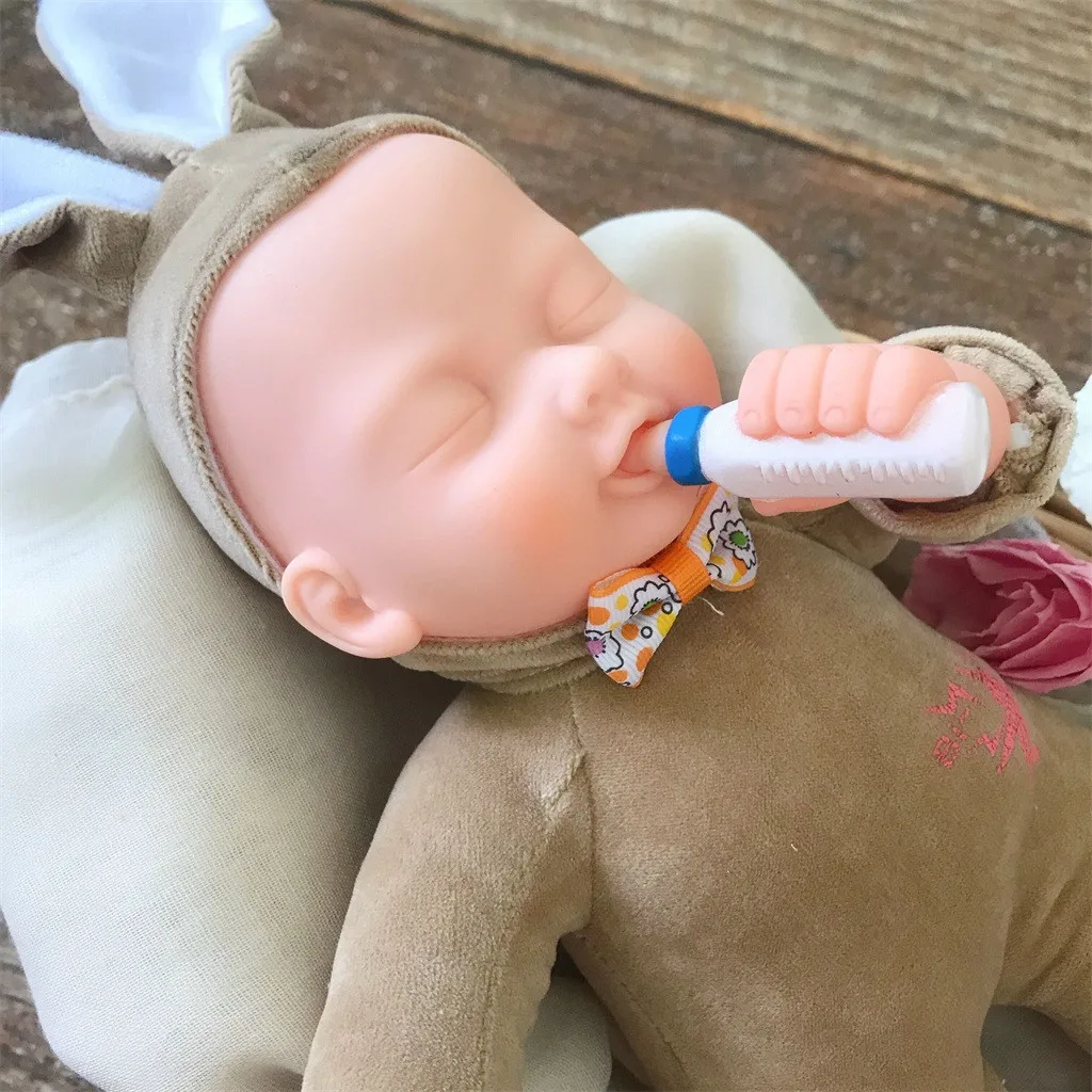 Детские игрушки, рождественский подарок, хлопок, ПВХ, имитация сна, куклы Reborn, 35 см, мягкое тело с BB свистком для девочек, спальни